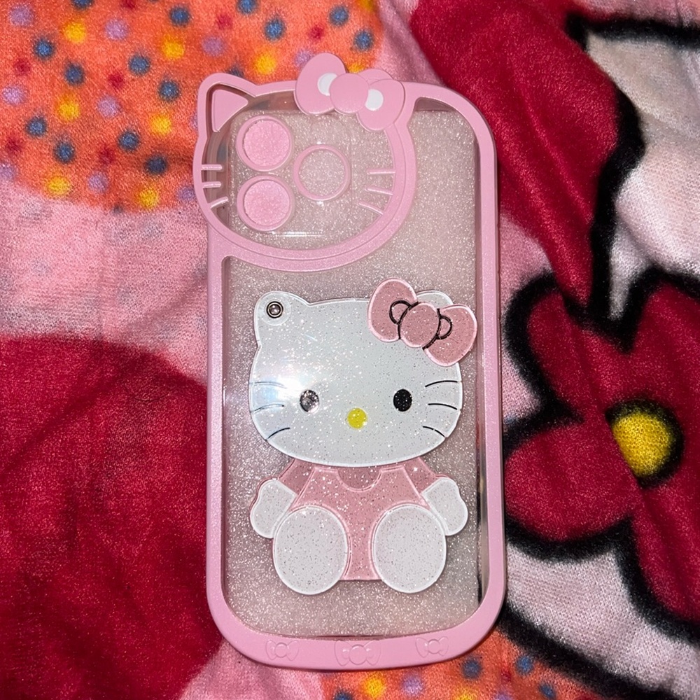 Cute Hello Kitty Mirror Phone Case